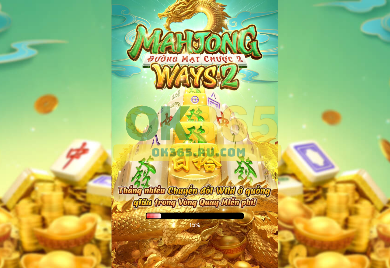 Cách Chơi Đường Mạt Chược OK365 - Bí Kíp Nổ Hũ Mahjong Ways 2 Giao diện nổ hũ Đường Mạt Chược với đồ họa 3D sắc nét