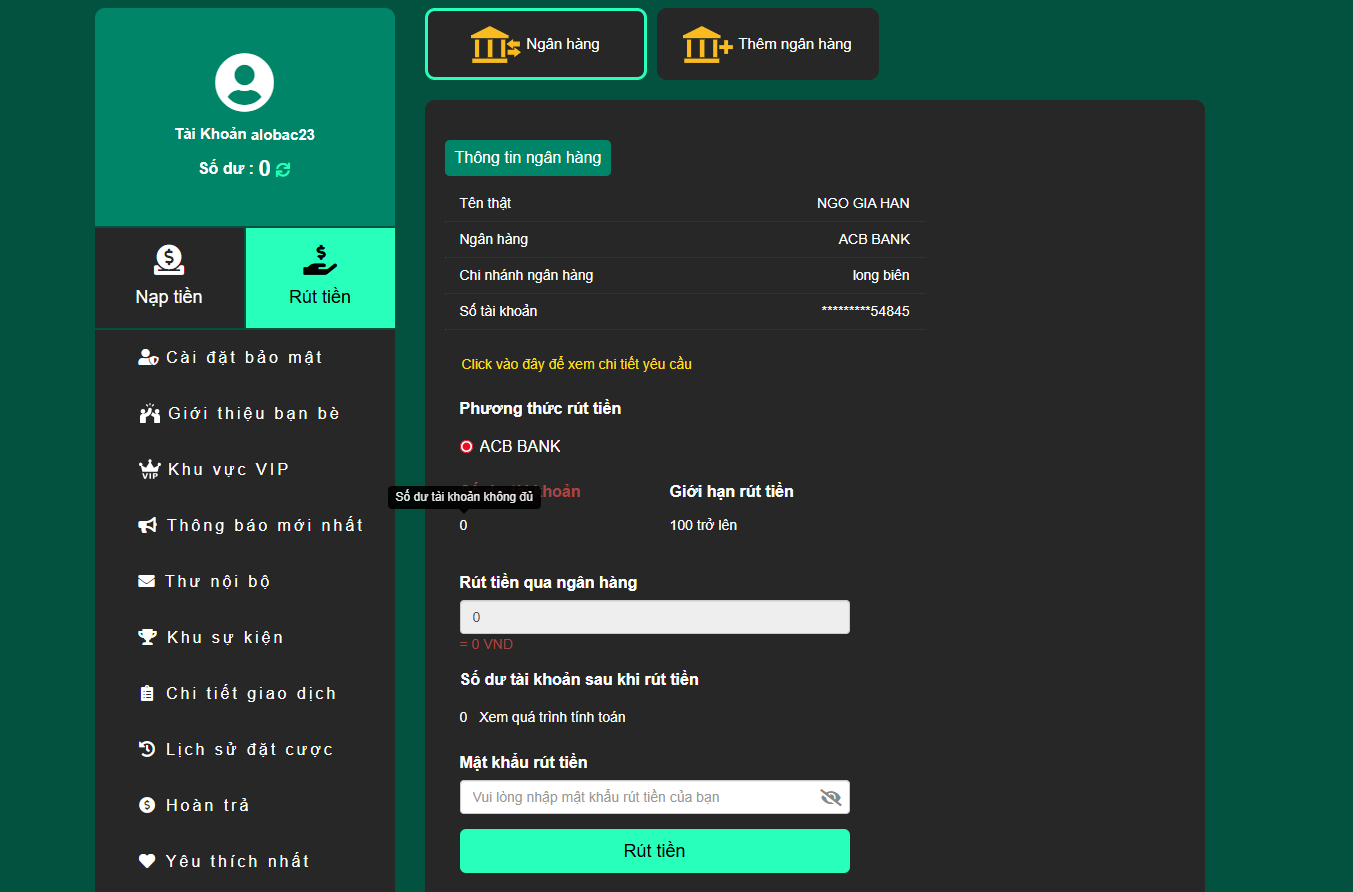 Hướng Dẫn Rút Tiền OK365 Nhanh Chóng (Update 2026) 3 Hướng dẫn chi tiết rút tiền OK365