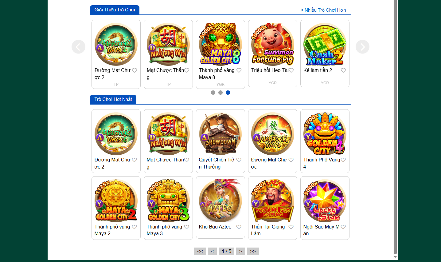 Các nhà cung cấp game nổ hũ OK365